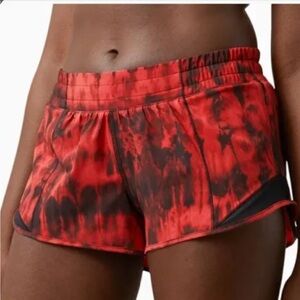 Red/Black Marble Lululemon Speed Ups